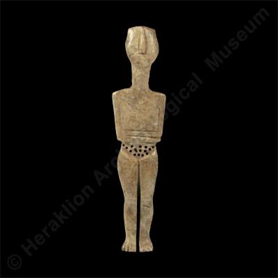 Bone Cycladic-type female figurine
