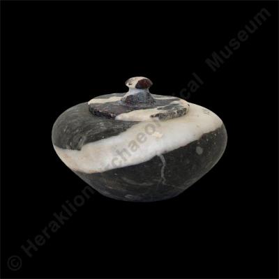 Stone vessel with lid