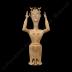 Figure of goddess with upraised arms