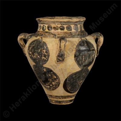 Small pithos-rhyton with figure-of-eight shields
