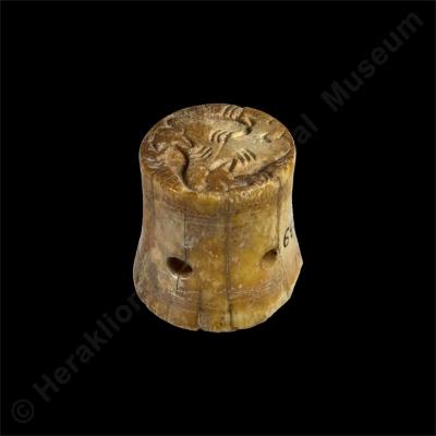 Hippopotamus ivory cylinder seal