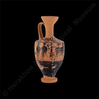 Lekythos with chariot