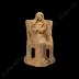 Enthroned female figurine